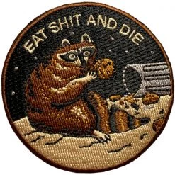 Groovy Things Patches Eat Shit & Die Patch