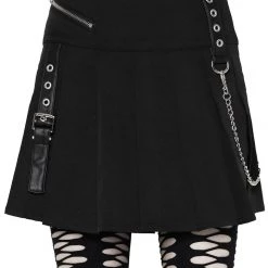 KillStar Gals Elektra Black Mini Skirt