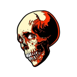Trick Or Treat Studios Patches Evil Dead 2 Skull Enamel Pin