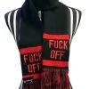 Sourpuss F*ck Off Knit Scarf