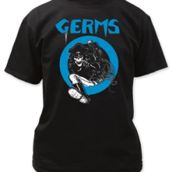 Band Merchandise Guys Germs Leather Skeleton Band Tee
