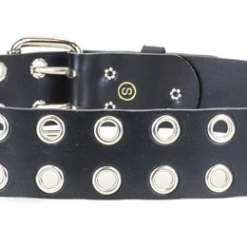 Funk Plus Accessories Double Eyelet Leather Belt