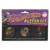 Retro-A-Go-Go Patches Haunted Button Set #1