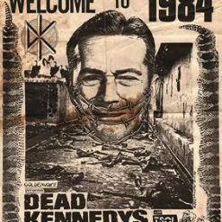 Annex Clothing Housewares Dead Kennedys Show Flier Fine Art Print