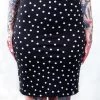 Sourpuss Gals Polka Dot Midi Skirt