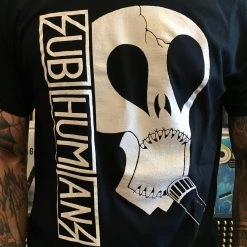 Band Merchandise Subhumans Skull Band Tee Guys