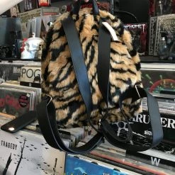 DeadRockers Gals Fuzzy Tiger Print Mini Back Pack 11 DeadRockers Gals Fuzzy Tiger Print Mini Back Pack