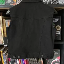 Cyanide Runaway Black Denim Vest Gals