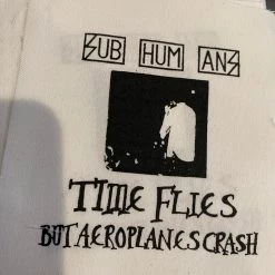 Band Merchandise Subhumans Time Flies Patch Patches