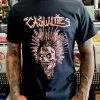 Band Merchandise Guys Casualties Charged Skull Shirt
