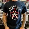 Band Merchandise Circle One Logo Shirt Guys