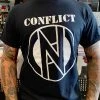 Band Merchandise Guys Conflict Logo Shirt
