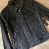 Cyanide Rambler Vintage-Wash Black Denim Jacket Gals