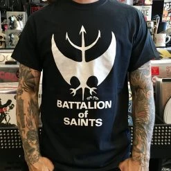 Band Merchandise Guys Battalion Of Saints Band Tee