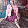 Sourpuss Baby Pink Essential Jacket