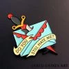 Jared Gaines Art Pins Do You Still Hat Me? Enamel Pin