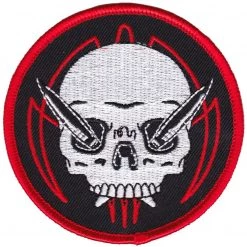 Sourpuss Pinstripe Skull Patch