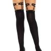 Leg Avenue Heart Thigh High Garter Belt Gals