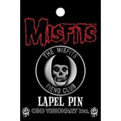 Band Merchandise Misfits Fiend Club Lapel Pin Patches