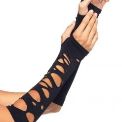 Leg Avenue Distressed Arm Warmer Gloves