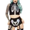 Leg Avenue Gals Holographic Skeleton Costume