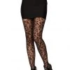Leg Avenue Sheer Leopard Tights Gals