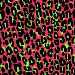 Sourpuss Hot Pink Leopard Print Beki Dress Gals