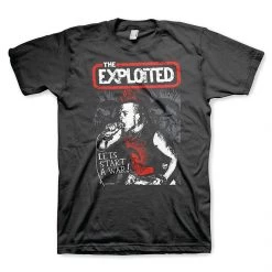 Band Merchandise Exploited Start A War Band Shirt