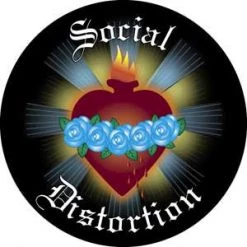 Band Merchandise Social Distortion Blue Rose Magnet