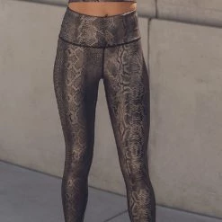 Cyanide Copperhead Snakeskin Active-wear Leggings