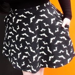 Sourpuss Luna Bats Skater Skirt Gals