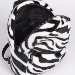 DeadRockers Fuzzy Zebra Mini Back Pack Gals