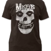 Band Merchandise Guys Misfits Distressed Logo Shirt