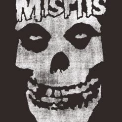 Band Merchandise Guys Misfits Distressed Logo Shirt
