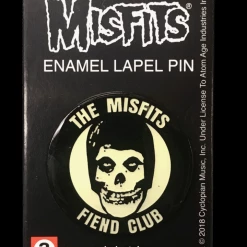 Band Merchandise Misfits Glow In The Dark Fiend Club Enamel Pin