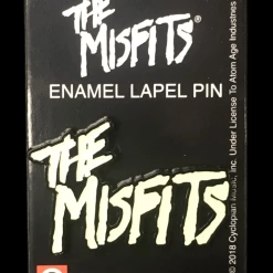 Band Merchandise Misfits Glow In The Dark "1977 Logo" Enamel Pin Accessories