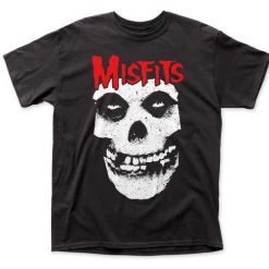 Band Merchandise Misfits Red Logo Crimson Ghost Band Shirt Guys