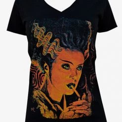 Lowbrow Art Company Monster Love V Neck Gals