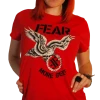 Band Merchandise Gals FEAR More Beer Ladies Red Shirt