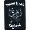 Band Merchandise Motorhead England Patch