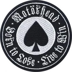 Band Merchandise Motorhead Live To Win Patch Patches