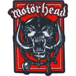 Band Merchandise Patches Motorhead Warpig In Red Patch