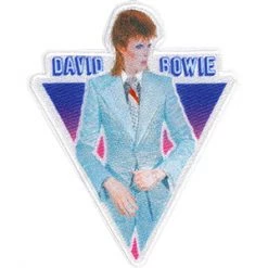 Band Merchandise Patches David Bowie Blue Suit Patch