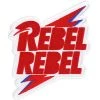 Band Merchandise David Bowie Rebel Rebel Patch Patches