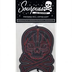 Sourpuss Accessories Pinstriped Skull Air Freshener