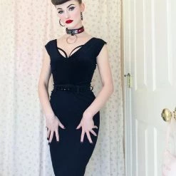 Sourpuss Black Pocket Pencil Skirt - ON SALE! Gals