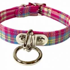 Funk Plus Anarchy In The UK Pink Plaid Choker Gals