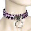 Funk Plus Gals Pink Leopard Bondage Choker