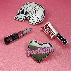 Sourpuss Deadly Cleaver Enamel Pin Pins