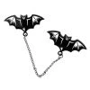 Sourpuss Nocturnal Bats Chain Enamel Pin Pins